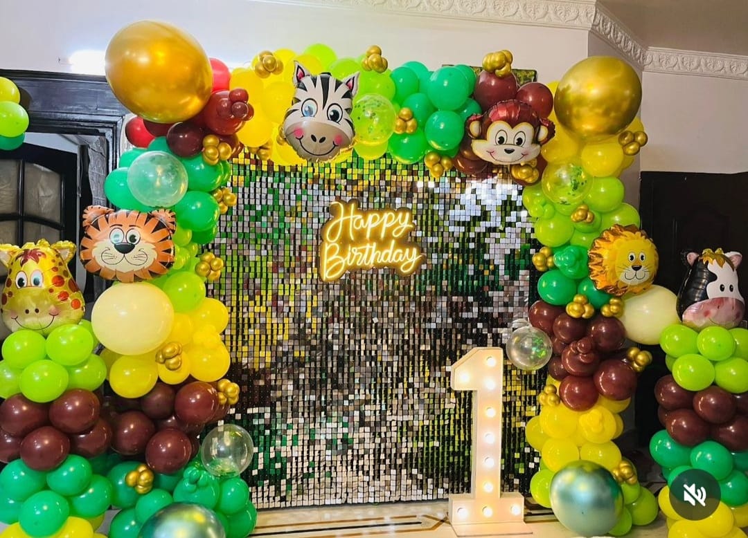 Birthday celebration setup
